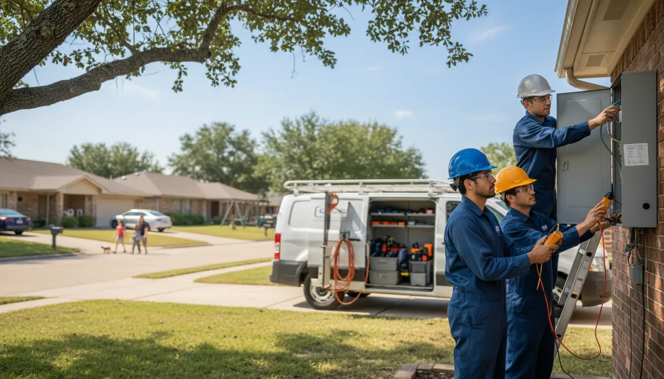 Certified electrician providing emergency electrical services in Hardy, NE